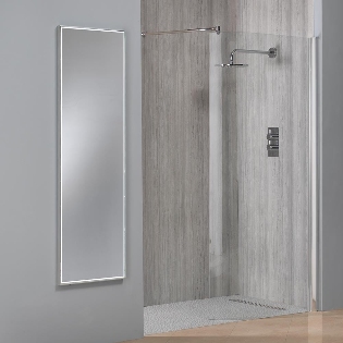 Nevada Full Length Mirror with Integrated LED Light Strip - 1200mm
